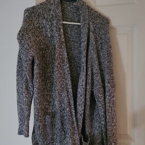 LOFT Black and White Women's Cardigan